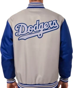 los-angeles-dodgers-poly-twill-gray-jacket