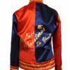 Women Red and Blue Christmas Jacket