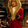 The Christmas Chronicles Goldie Hawn Shearling Coat