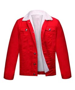 Men's Christmas Denim jacket