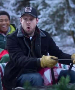 Falling For Christmas Jake Russell Black Jacket