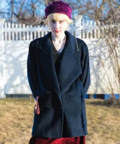 Jules Miller Navy Blue Peacoat (front)