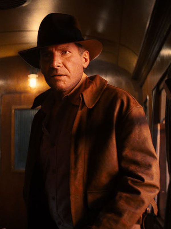 Indiana Jones Harrison Ford Suede Leather Jacket