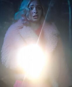 Wednesday 2022 Emma Myers Shearling Jacket