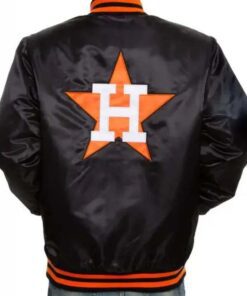Astros Starter Black Varsity Jacket