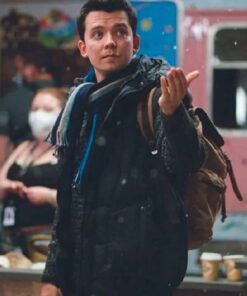 Your Christmas or Mine Asa Butterfield Puffer Vest