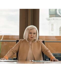 Yellowstone S05 Jacki Weaver Beige Coat