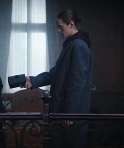 Wednesday Xavier Thorpe Gray Coat