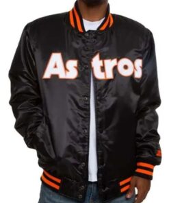 Astros Starter Black Varsity Jacket