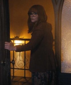 Wednesday Marilyn Thornhill Brown Jacket