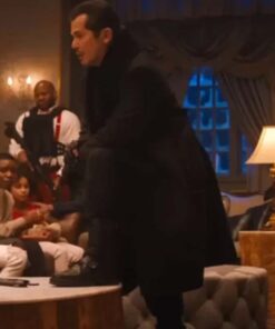 Violent Night 2022 Scrooge Black Coat