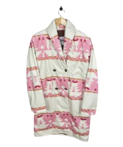 Beth Dutton Pink Printed Coat