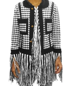 Emily In Paris S03 Lily Collins Houndstooth Jacket