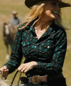 Yellowstone S05 Beth Dutton Printed Shirt