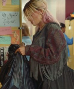 Sex Education Maeve Fringe Jacket