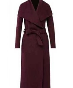The Recruit Amelia Salazar Maroon Coat
