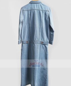 Women's Vintage Single Breasted Denim Coat