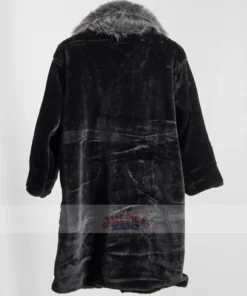Women’s Cooper Black Wool Coat back