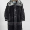 Women’s Cooper Black Wool Coat front