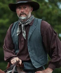 1923 James Badge Dale Grey Vest