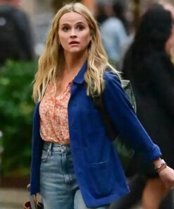 Your Place Or Mine Debbie Blue Jacket