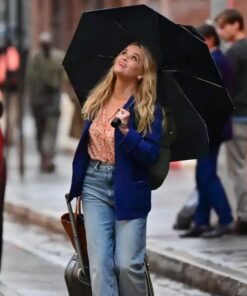 Your Place Or Mine Debbie Blue Jacket