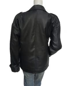 Hailey Bieber Black Oversized Jacket