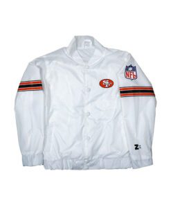 Power Forward San Francisco 49ers White Jacket