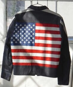 Selena Gomez American Flag Jacket