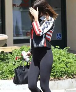 Selena Gomez American Flag Jacket