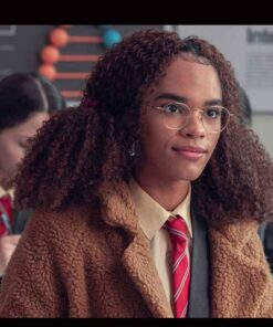 Heartstopper 2022 Elle Argent Fur Coat