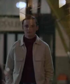 The Tutor 2023 Noah Schnapp White Jacket