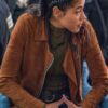 Chicago PD S07 Vanessa Rojas Suede Jacket