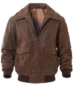 Men’s Flight Bomber Air Force Aviator Jacket
