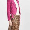 Chucky 2021 Lexy Taylor Pink Suede Leather Jacket