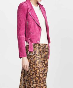 Chucky 2021 Lexy Taylor Pink Suede Leather Jacket