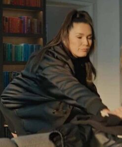 Your Place or Mine Zoe Chao Oversized Bomber Jacket