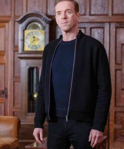 Bobby Axelrod Billions S05 Black Bomber Jacket