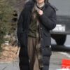 Boston Strangler Keira Knightley Black Coat