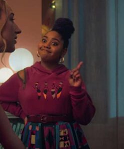 Tall Girl 2 Fareeda Marks Purple Hoodie