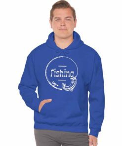Unisex Fishing Hoodie with Kangaroo Pocket