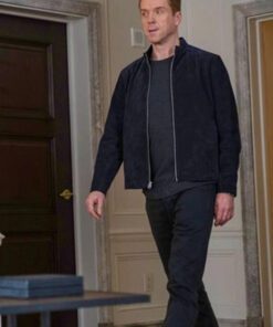 Billions S05 Damian Lewis Suede Leather Jacket