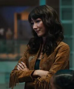 Day Shift Heather Fringe Jacket