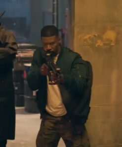 Day Shift Jamie Foxx Green Jacket