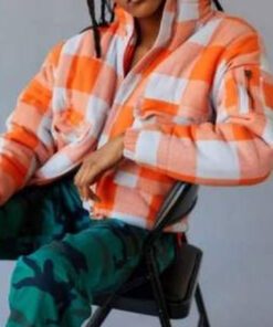 The Equalizer Delilah Plaid Jacket