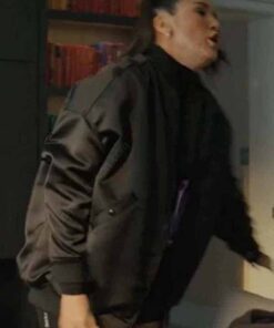 Your Place or Mine Zoe Chao Oversized Bomber Jacket