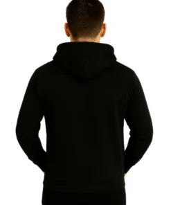 Colorful Kangaroo Design Pullover Hoodie (Back)