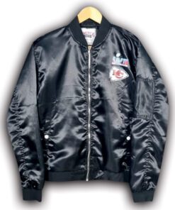 Kansas City Chiefs Black Bomber Jacket