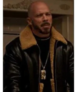 Power Book II Ghost Lorenzo Tejada Shearling Leather Jacket