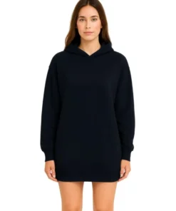 Symmetric Flower On Back Oversized Minimalist Hoodie (Back)